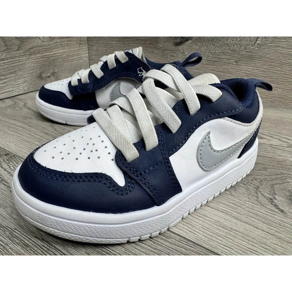 Jordan 1 Low Alt Shoes Kids Size 11C Toddler Blue White DR9748-141